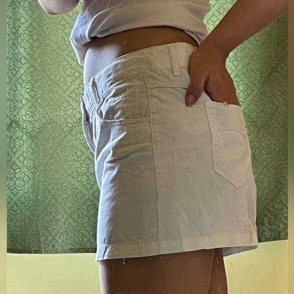 Y2K United Colours Of Benetton White mini skirt - Picture 5 of 6